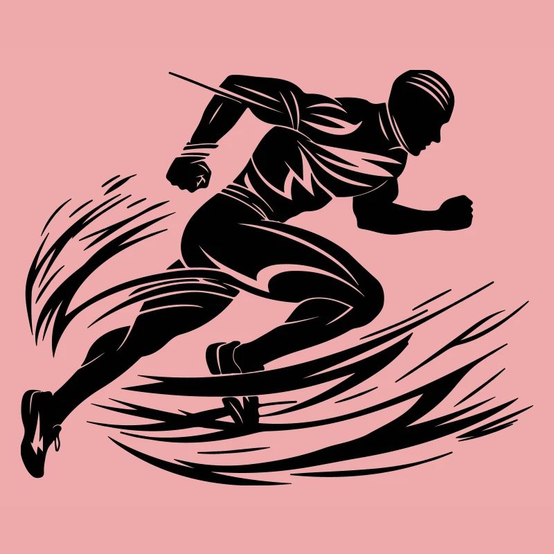 Sprinter in Bewegung
