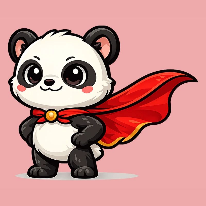 held Panda – Kleiner Superpanda