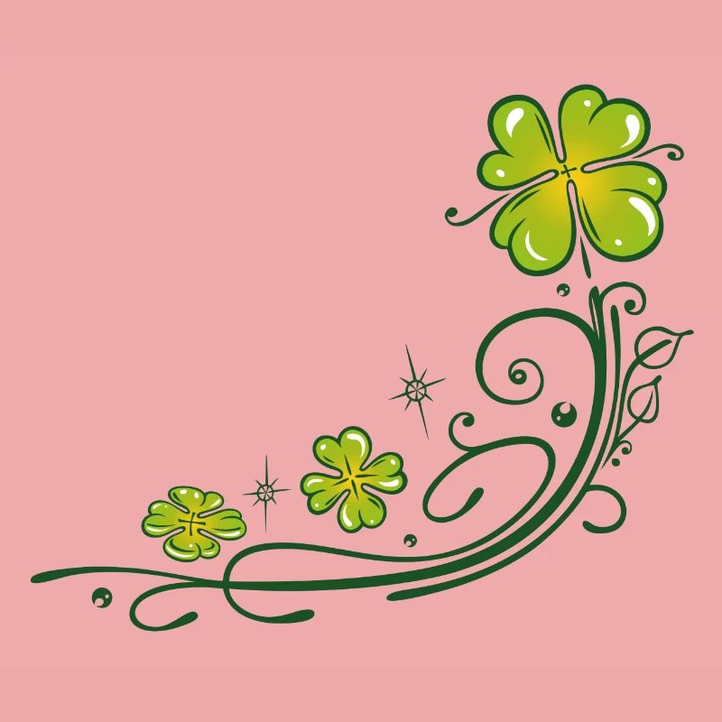St. Patricks Day. Four leaf clover. St Paddys Day.