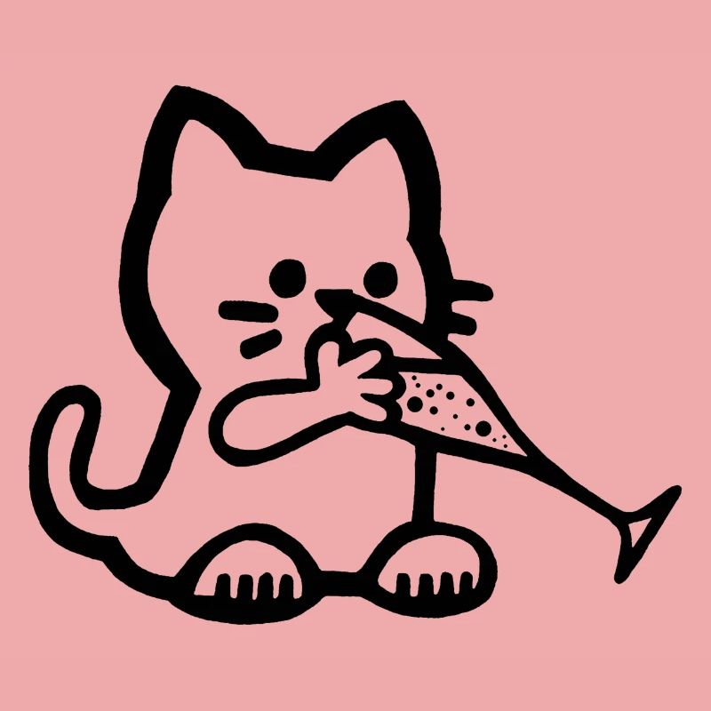 Le chaton a soif
