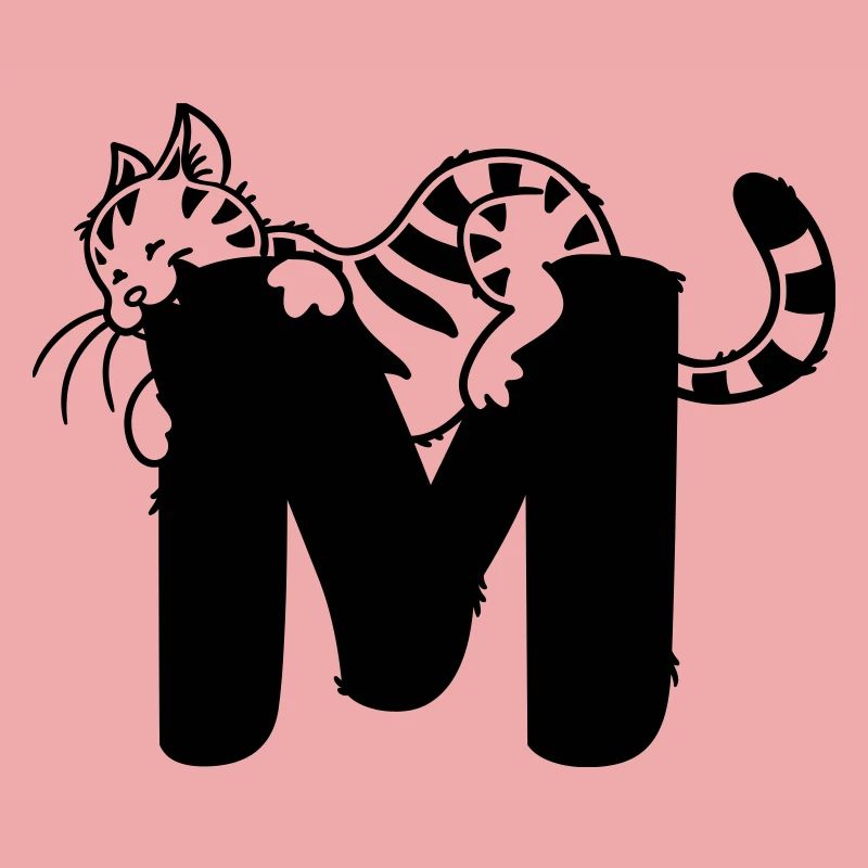 Cat Letter M