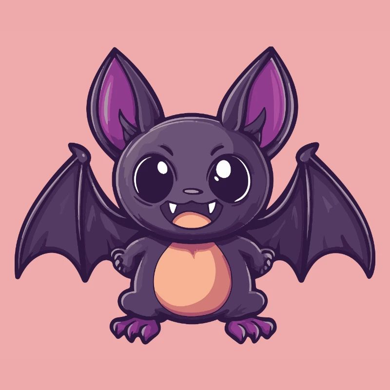 Fledermaus Halloween Lustig Comic