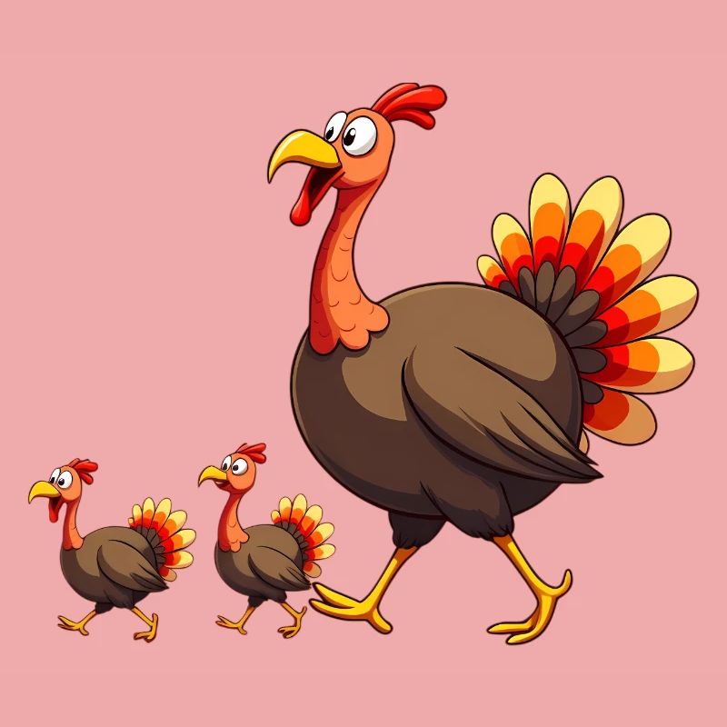 Bébé dinde de Thanksgiving