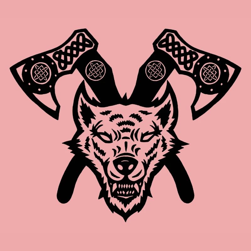 Äxte des schwarzen Wolfs und der Wikinger