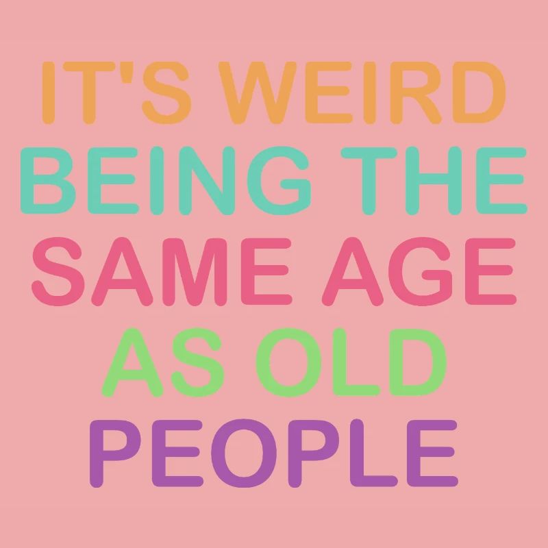 Humorous Age Comparison Design