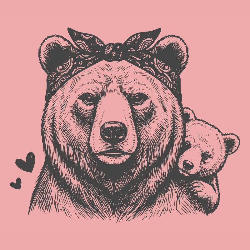 Mama Bär mit Kind