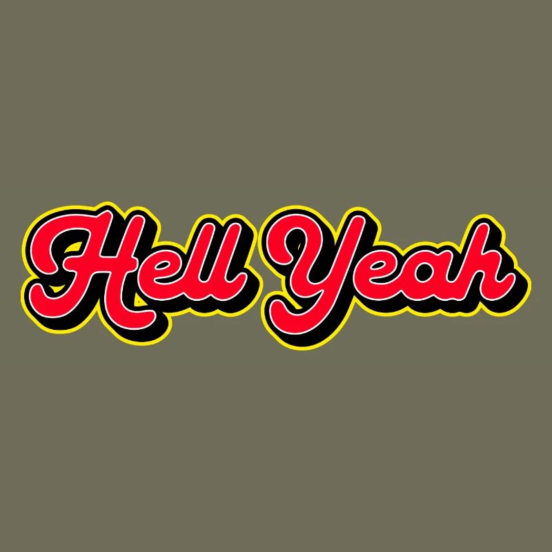 Hell yes 3D Retro Script