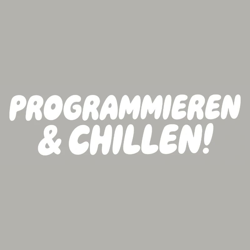 Programming & Chill – Large block font