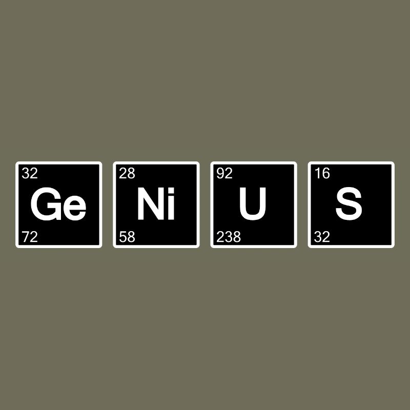 Genius Geek scienza (Nero)