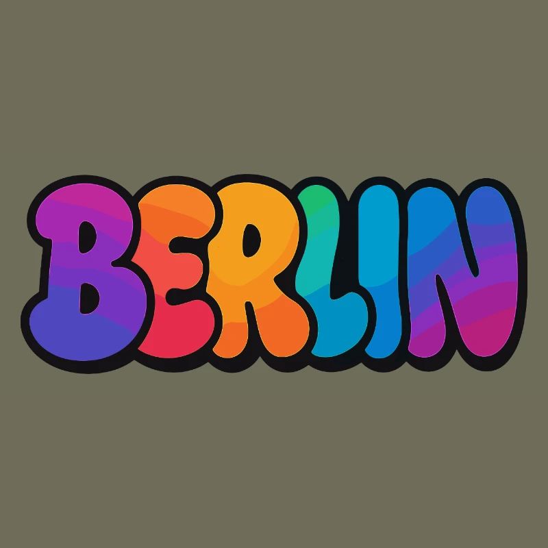 Berlin Graffiti Coloré