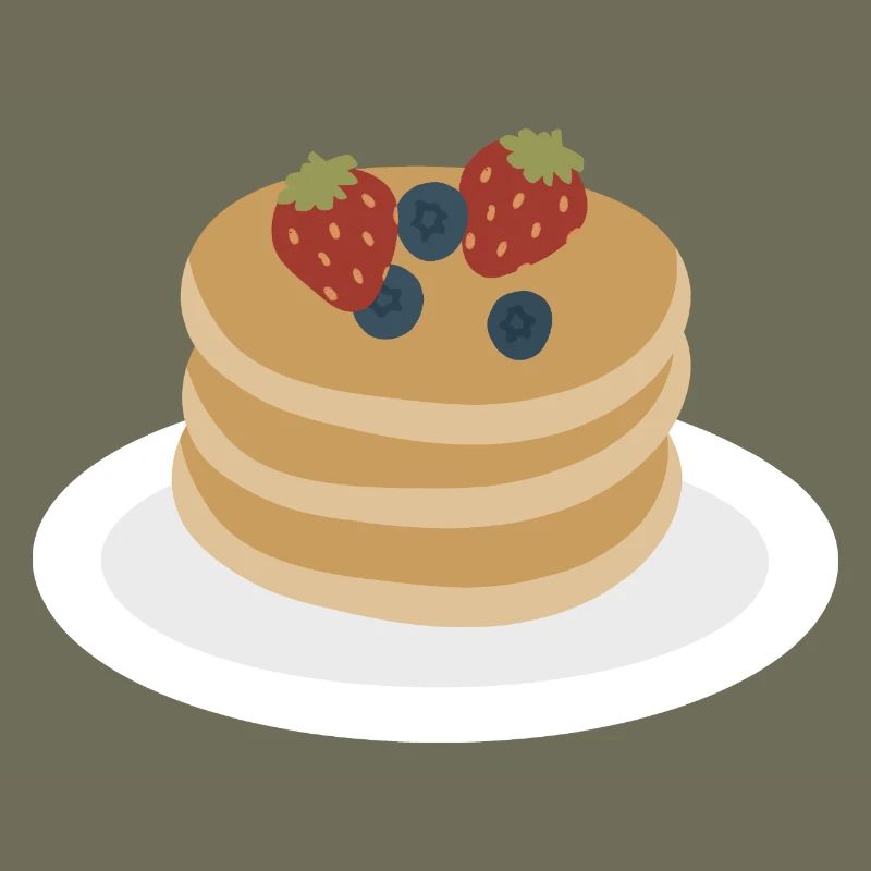 Berry Pancake Stack Artwork
