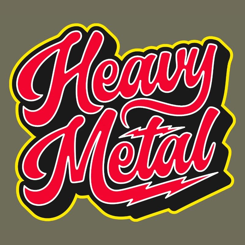 Heavy Metal Bold 3D Script