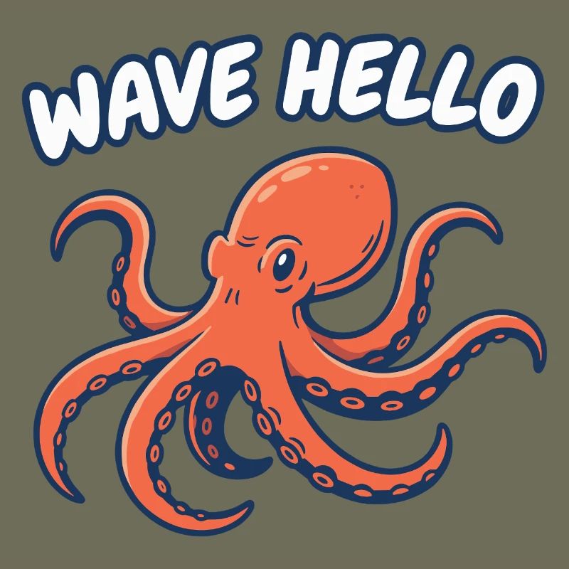 Wave Hello Squid