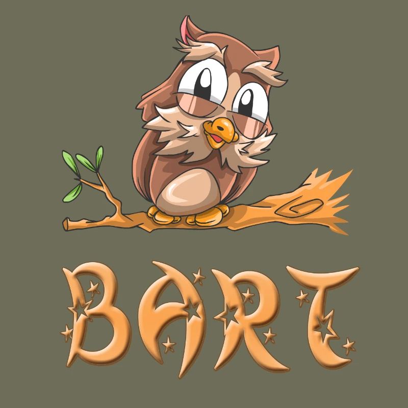 Eule Bart
