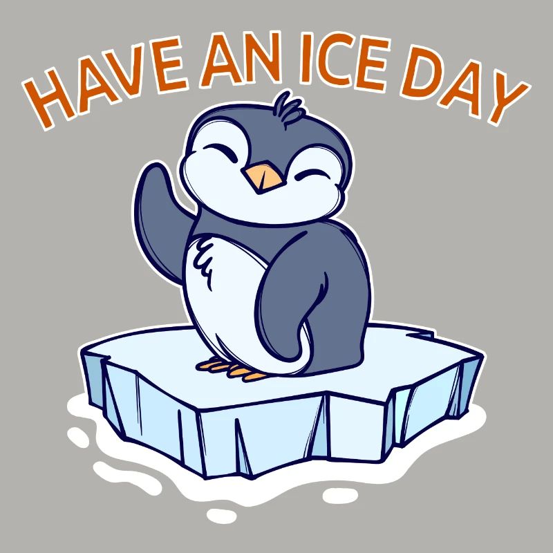 Antarctique Ice Cold Penguin Déclaration Oiseau de mer