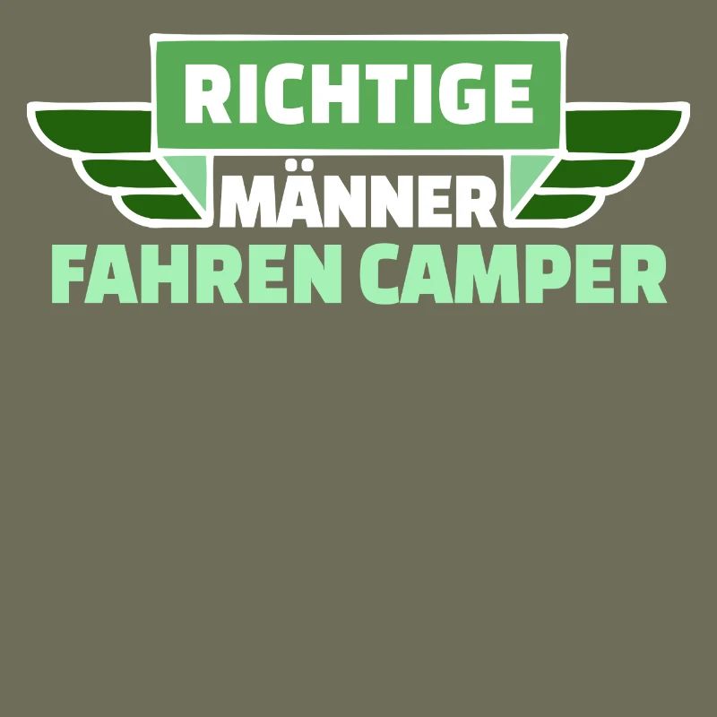 Camping Wanderer Camper Wanderlust Statement
