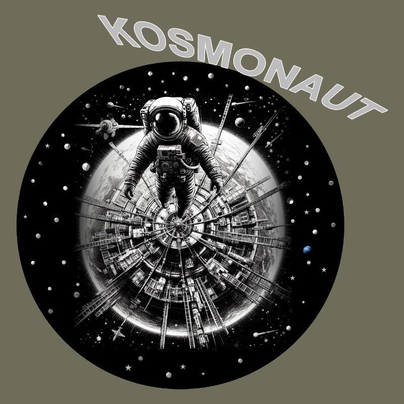 Kosmonaut im Sternenring