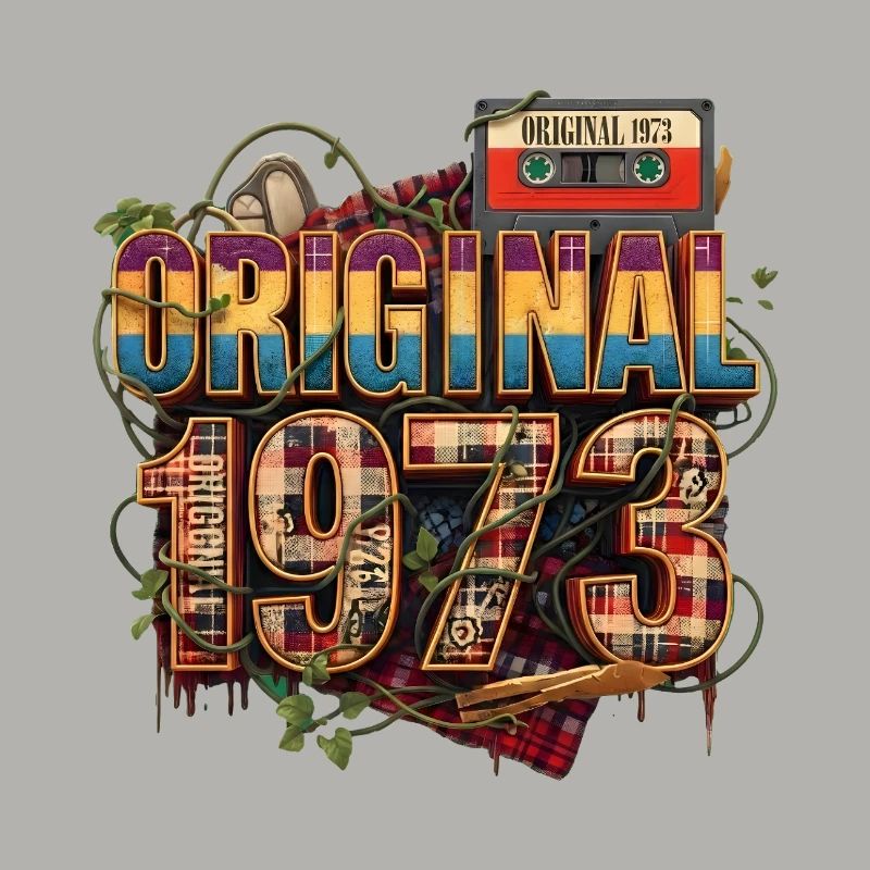 Original 1973 Retro Collage