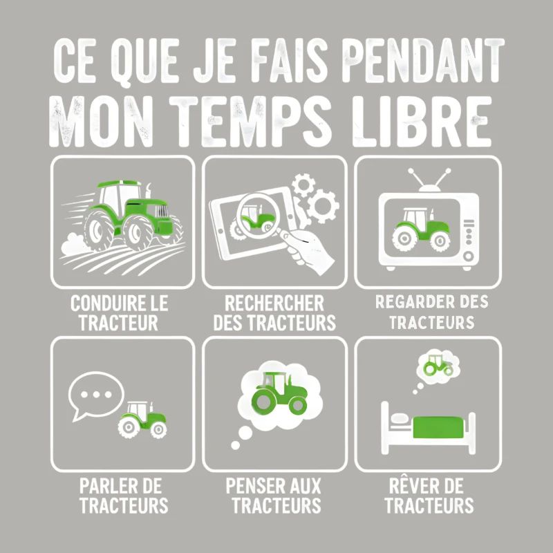 Temps libre et tracteurs: activités