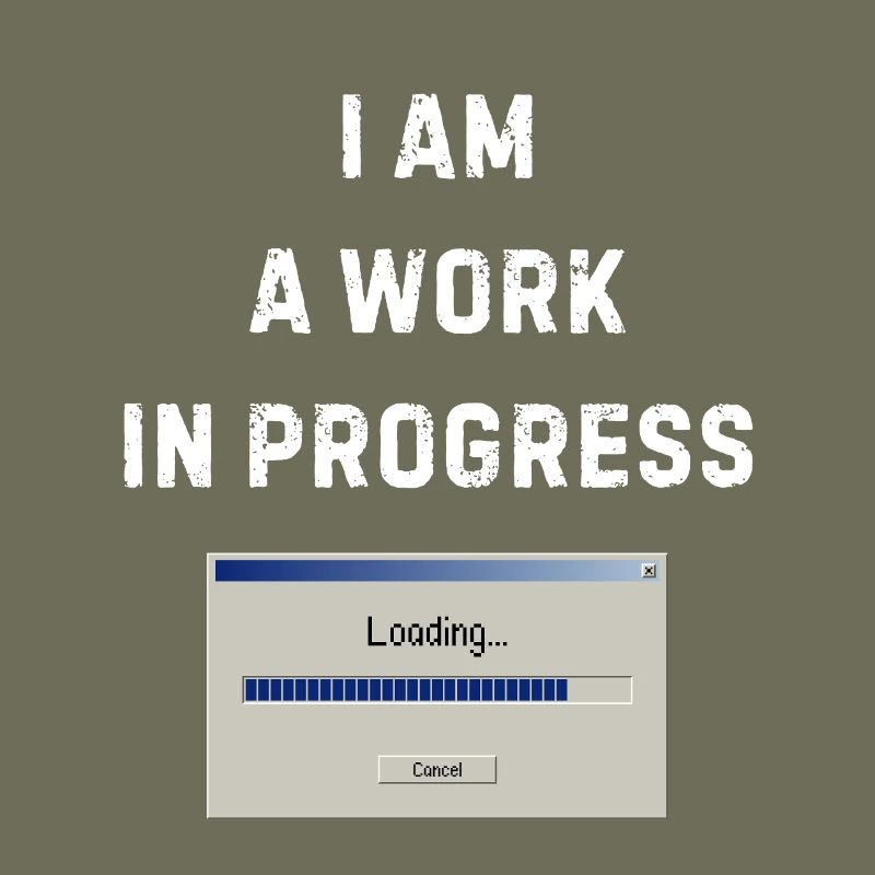Work in progress – Loading bar - Travail bureau