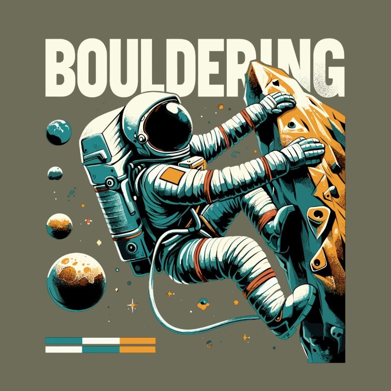 Bloc d’astronaute – Escalade dans l’espace Design