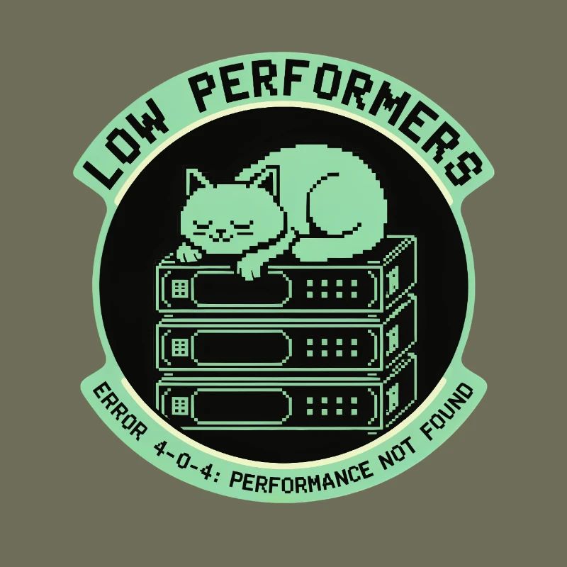 Low Performers Katze Server Pixel Art