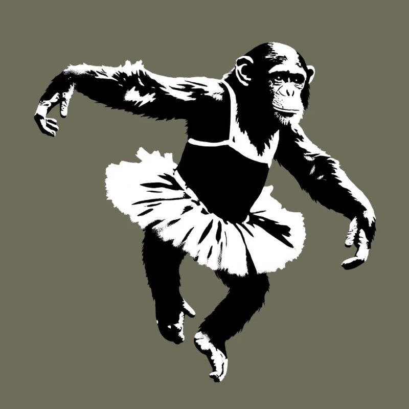 Chimpanzé dansant