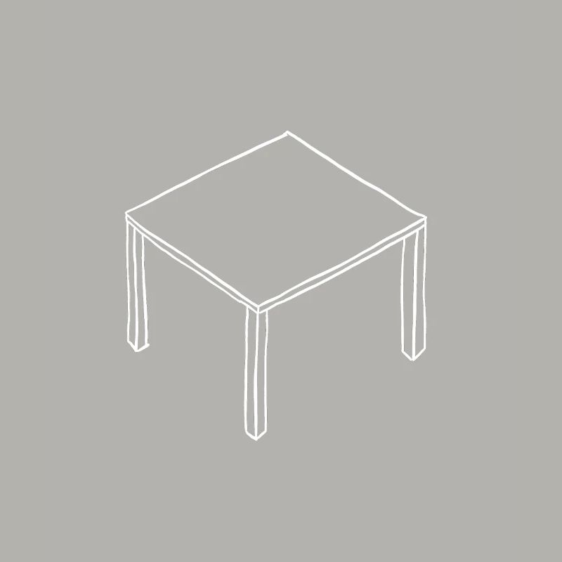 Table blanc