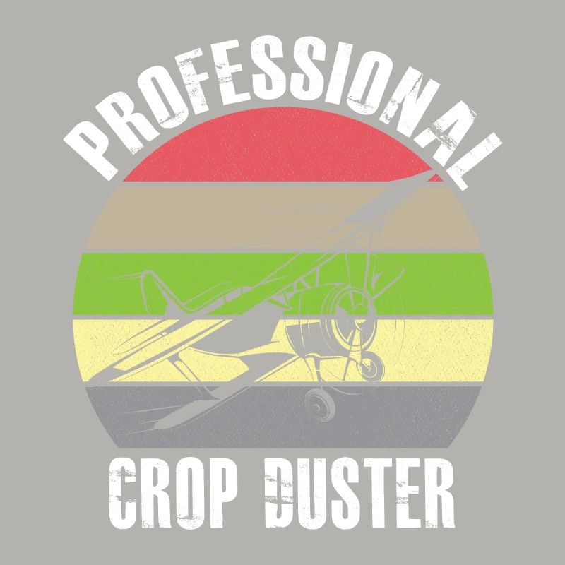Crop Dusting in Progress Crop Dusting Duster Plane