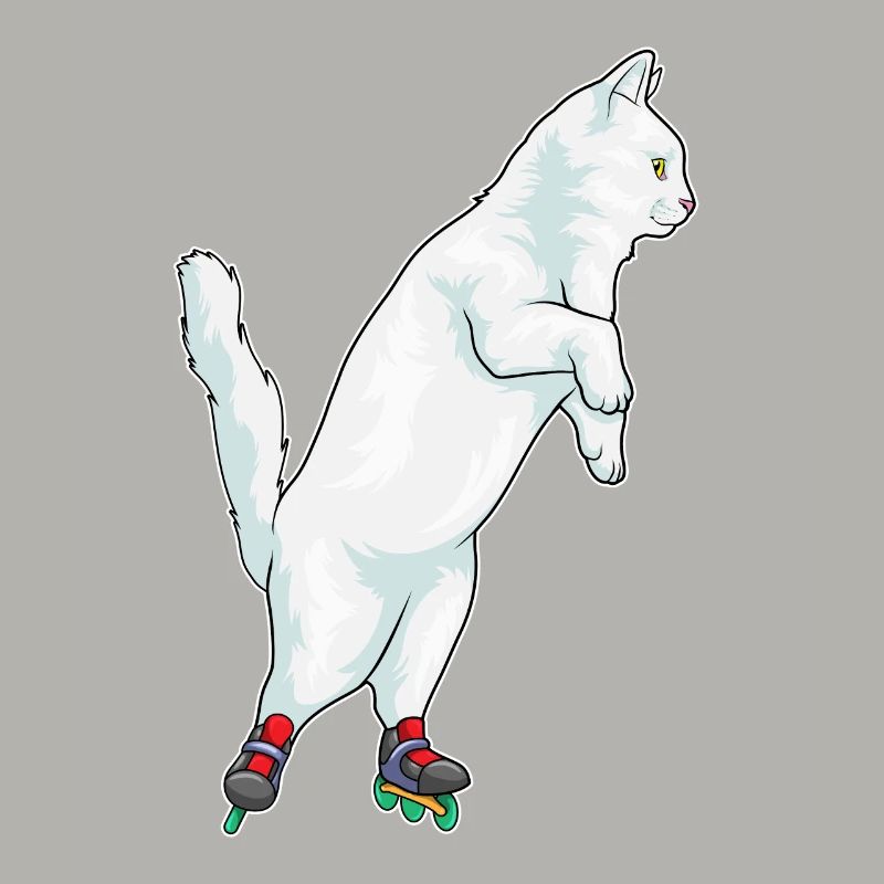 Cat Inline skating Inline skates