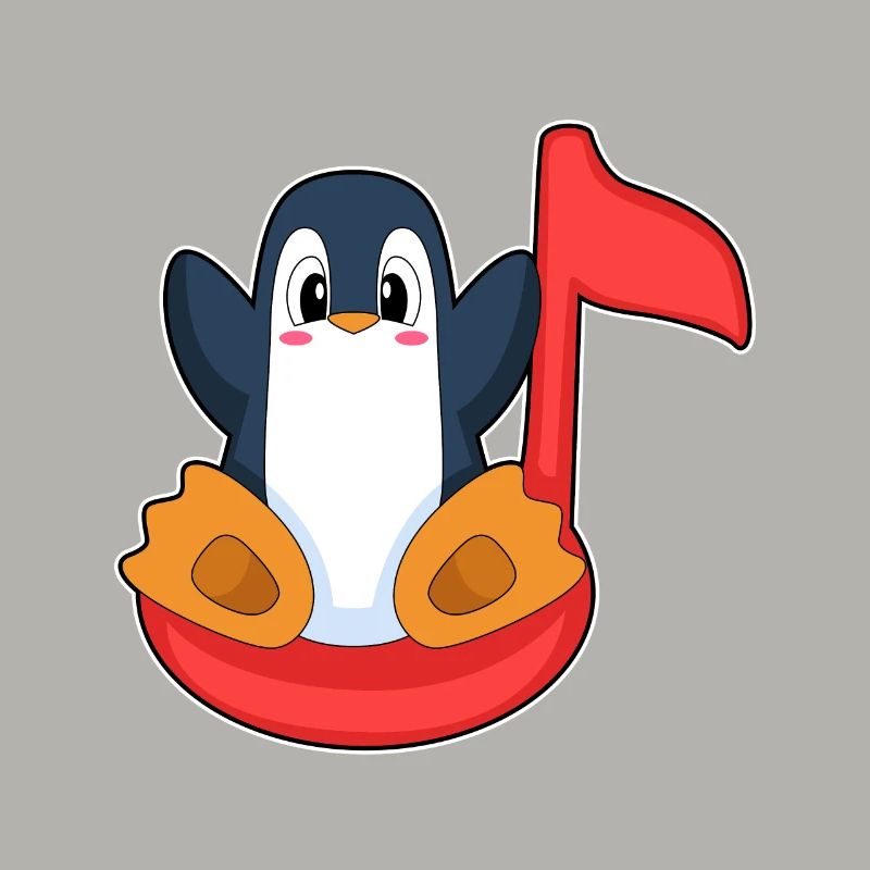 Note musicale du Pingouin