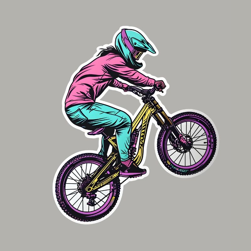 Mountain biker
