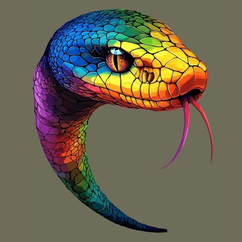 Snake Python Cobra Mamba Rattlesnake Snake