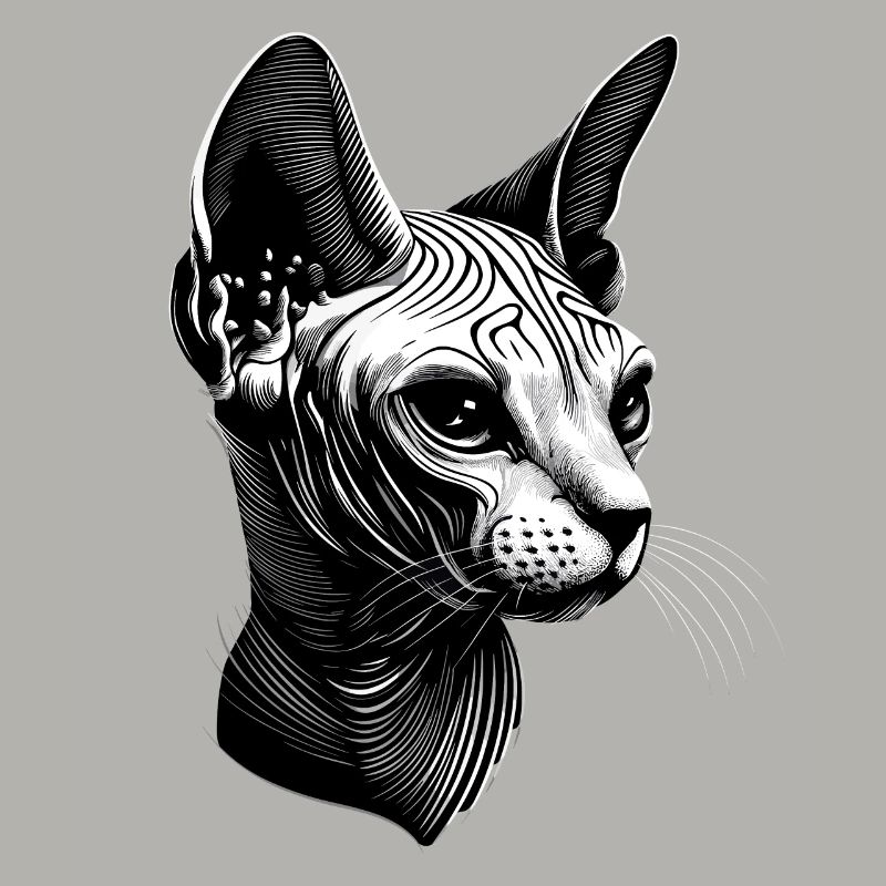 Chat Sphynx Chat Sphynx Chat Canadien Mignon Sphinx