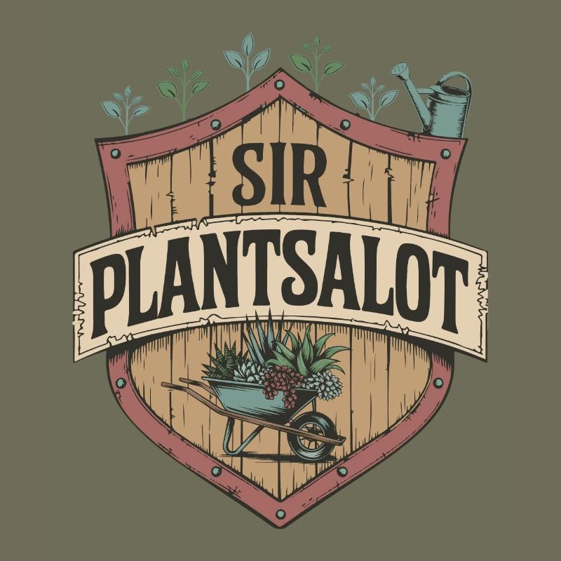 Vintage "SIR PLANTSALOT" Rustikale Männer Gärtner