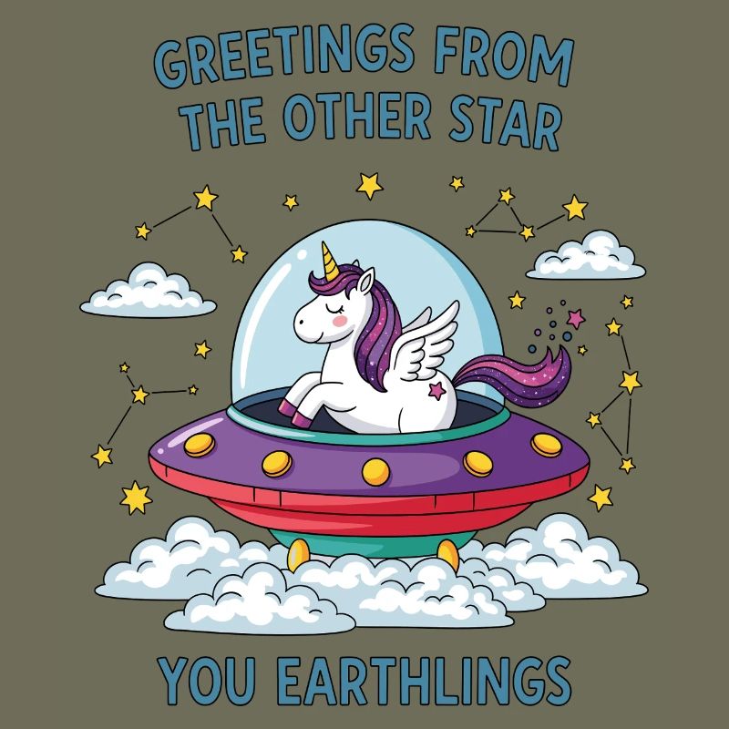 Licorne vue de l’espace