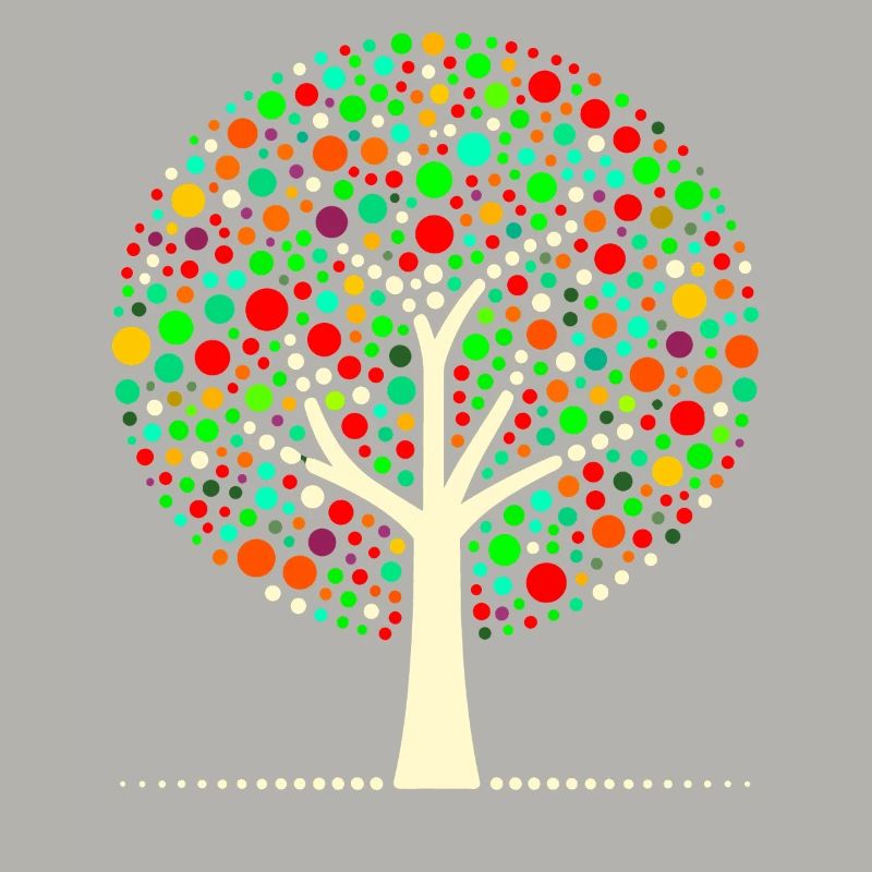 Colorful Dot Tree
