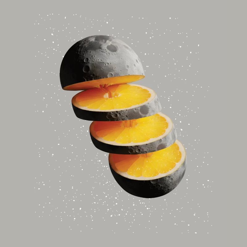 Tranches de citron de lune Citron de lune