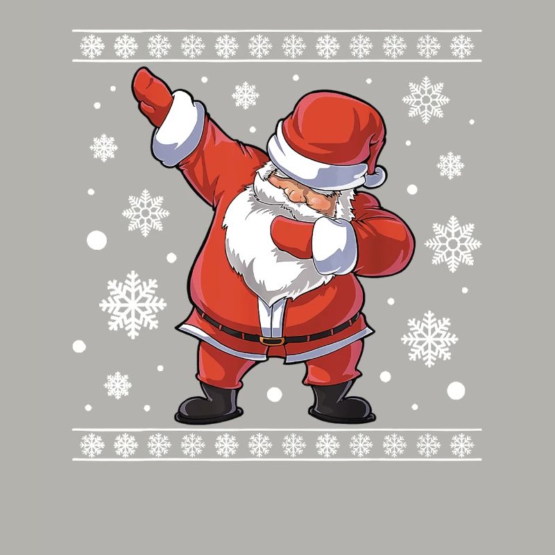 Hässlicher Weihnachts-Dab-Pullover Weihnachtsmann Tanz Lustig