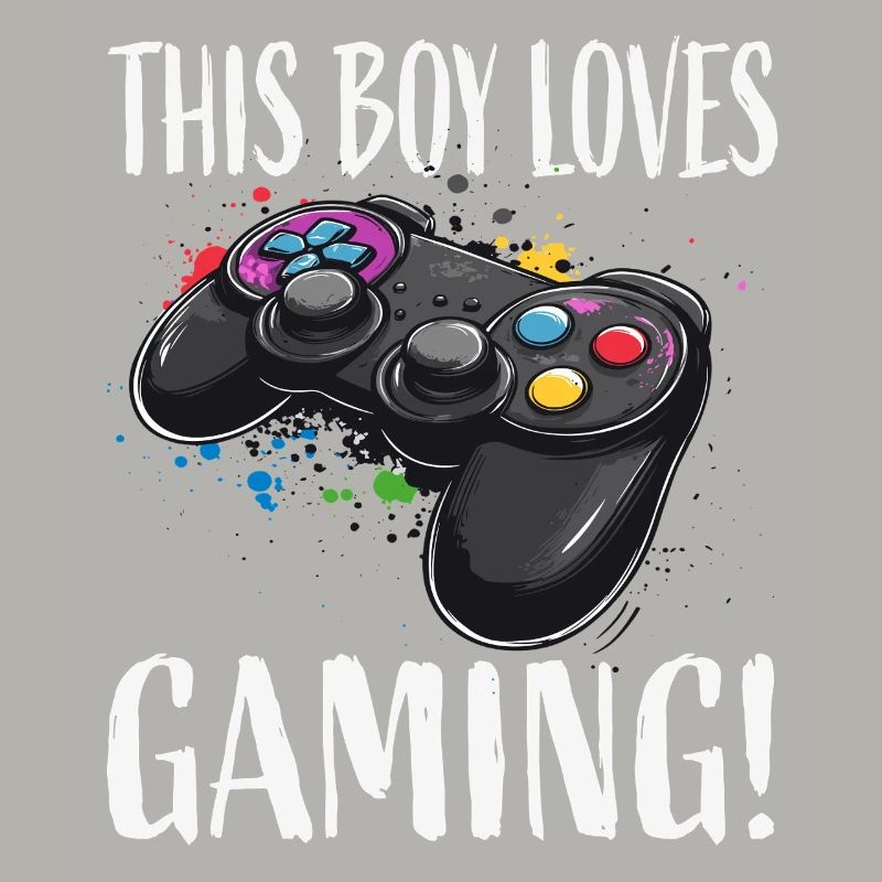 Junge liebt Gaming Controller