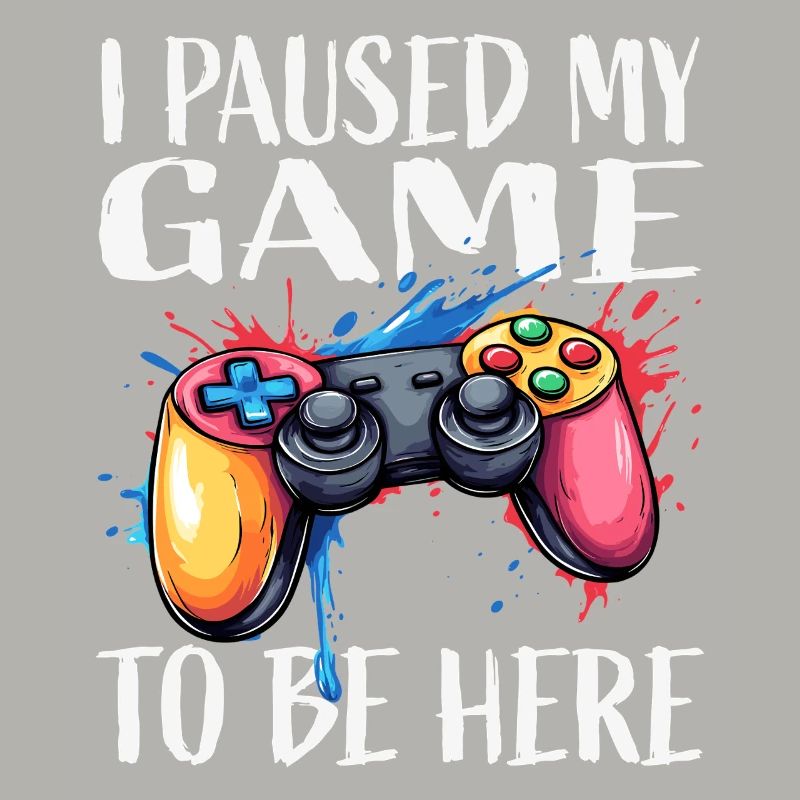 Gamer Pause Controller Color Explosion