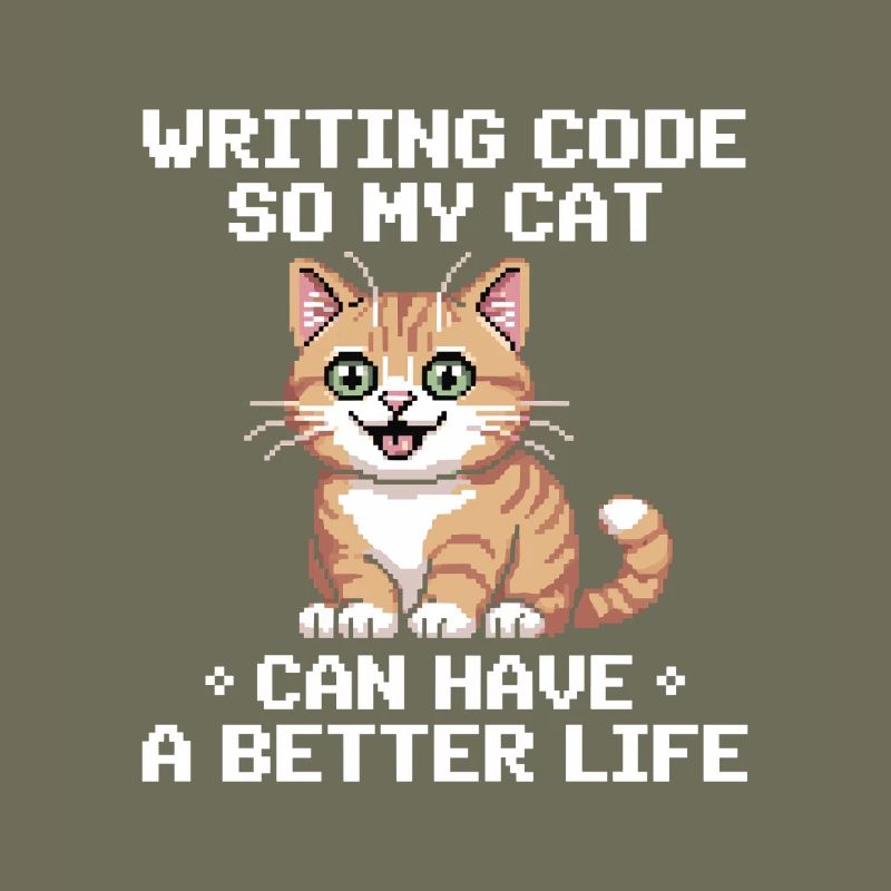 Programmation de Chat Codage Drôle et Chat Allemand