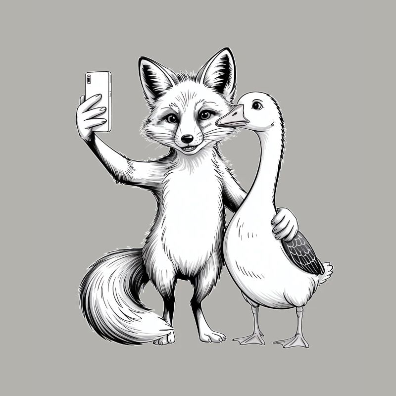 Fuchs und Gans