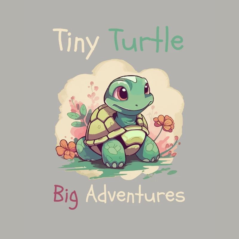 Conception d’aventure de tortue minuscule