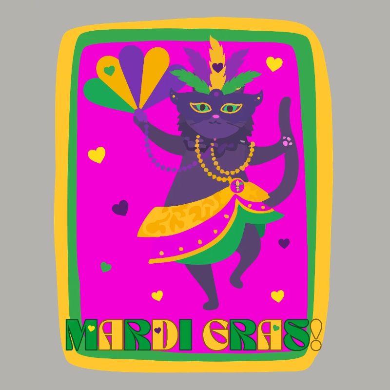 Chat dansant du Mardi Gras