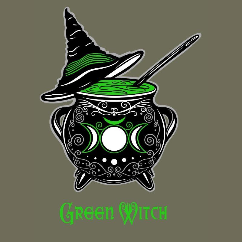 Chaudron Sorcière Vert Chaudron de Sorcière