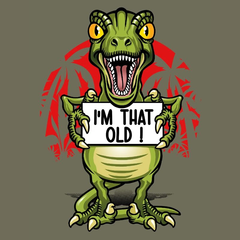 Ich bin ein alter Dinosaurier