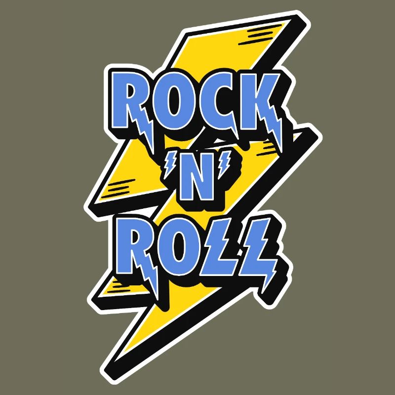 Logo Rock 'n' Roll avec éclair