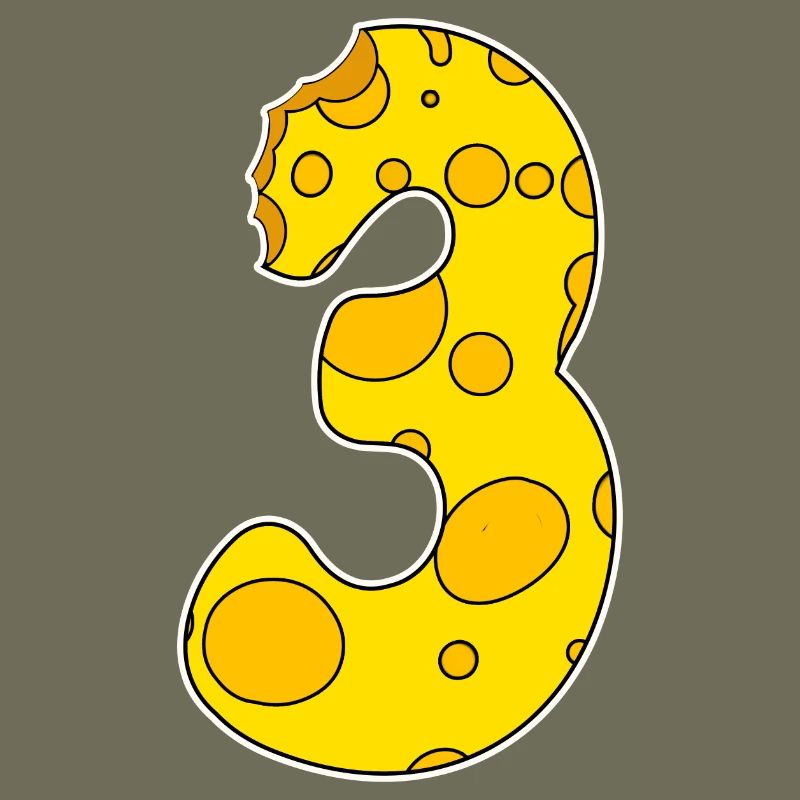 Number 3 - Three - Third