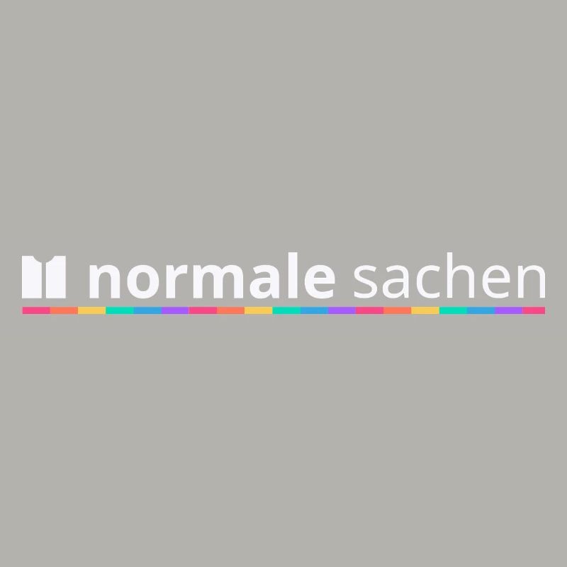 Normal Stuff Logo Arc-en-ciel